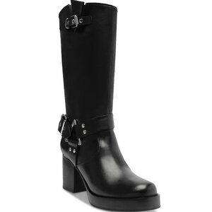 SCHUTZ Women's Kiara Harness Studded Boots Women's